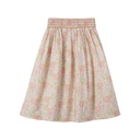 SMOCKED WAIST FLORAL SKIRT