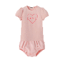 PINK BLOOMER SET WITH HEART