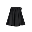 CIRCLE SKIRT WITH SIDE TIE