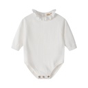 RUFFLE COLLAR SWEATER ONESIE