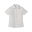 SHORT SLEEVE SHIRT WITH TRIM