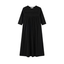 HIGH YOKE TUCKS MAXI DRESS