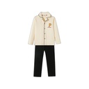 BUTTON DOWN PAJAMA WITH SHERPA &quot;P&quot;