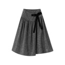 WRAP SKIRT WITH BOW