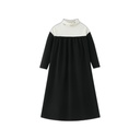 COLORBLOCK TURTLENECK MAXI DRESS