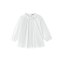 Pintuck Blouse With Collar