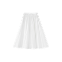 Midi Circle Skirt With Side Tie