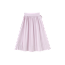Midi Circle Skirt With Side Tie