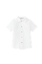 Topstitched Collared Shirt