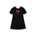 Tennis Print Swim Dress Short Sleeve