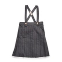 Pleated Suspender Skirt