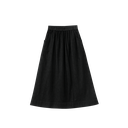 Midi Skirt With Rubber Waist