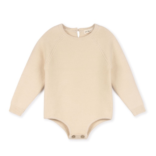 [F24-MMIU201-CR] Seed Stitch Sweater Onesie