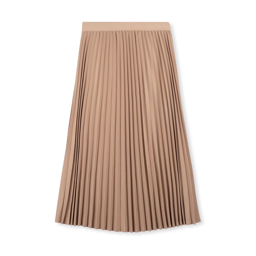 [F24-MSPT201-MV] Elastic Accordion Pleated Skirt