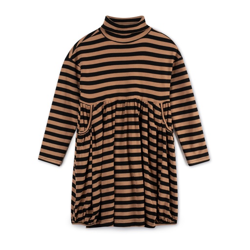 [F24-WDG206-MC] Striped Bubble Dress