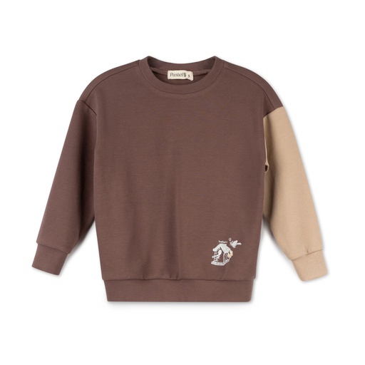 [F24-WNTB203-ML] Color Blocked Sweatshirt