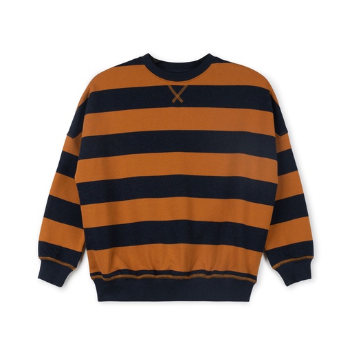[F24-WNTU202-NV] Striped Sweatshirt