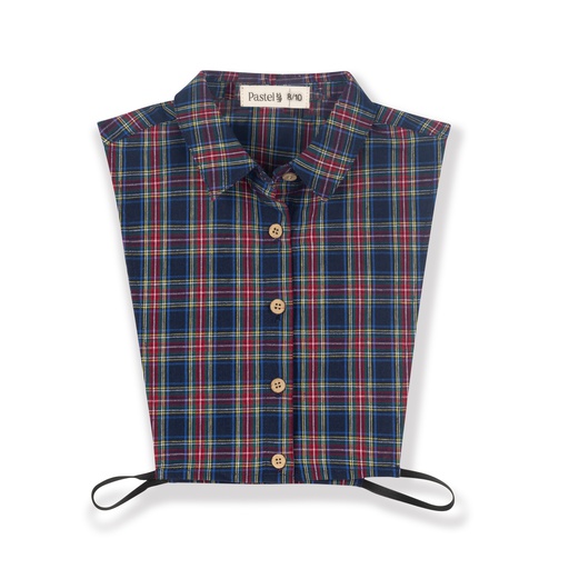 [BS-WAC55B-NP] PLAID BIB COLLAR