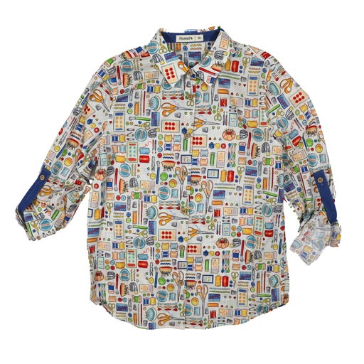 [S24-WTG301E-MP] STITCH CRAFT BUTTONED DOWN SHIRT