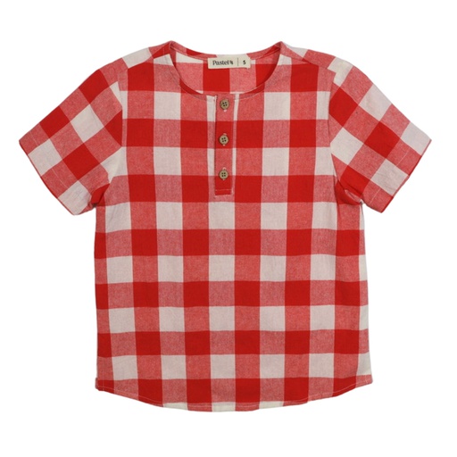 [S24-WTB302-WP] PLAID SHORT SLEEVE SHIRT