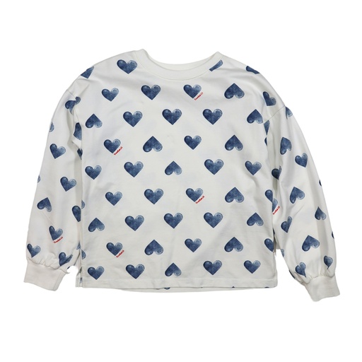 [S24-WNTG302B-WD] HEART PRINT SWEATSHIRT