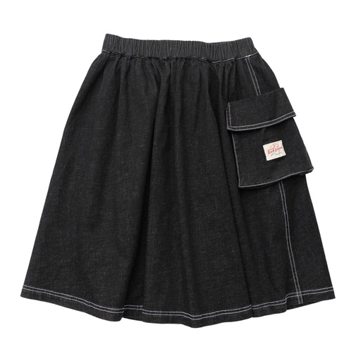 [S24-WSG307A-BD] UTILITY POCKET SKIRT