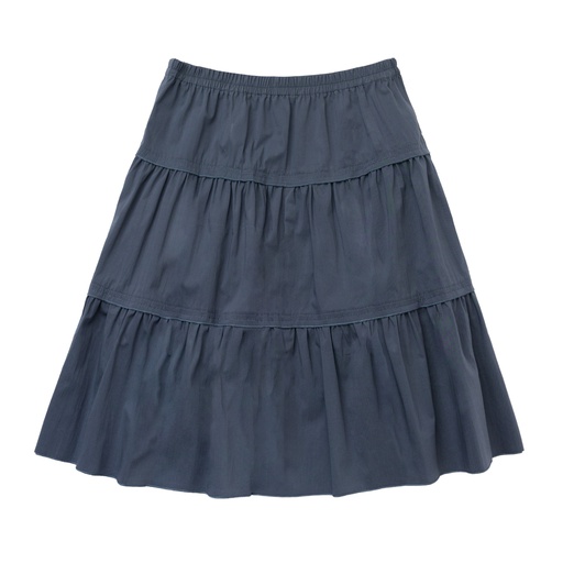 [S24-WSG308B-BL] TIERED SKIRT