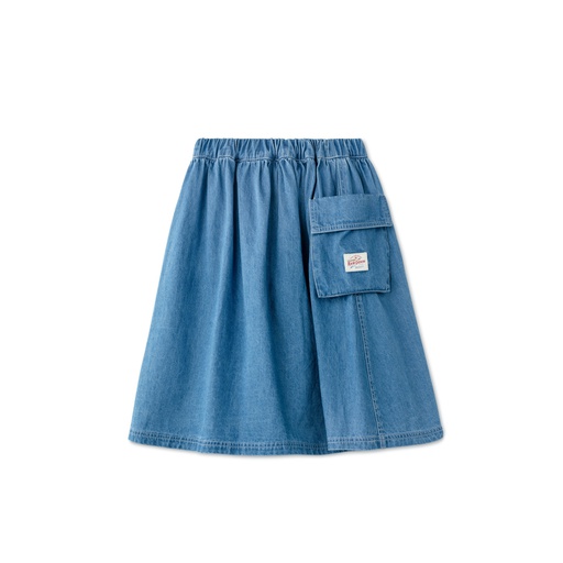 [S24-WSG307C-DM] UTILITY POCKET SKIRT