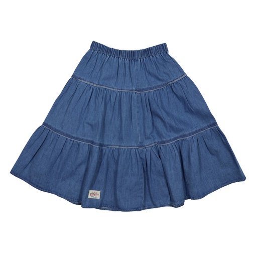 [S24-WSG308D-DM] TIERED SKIRT