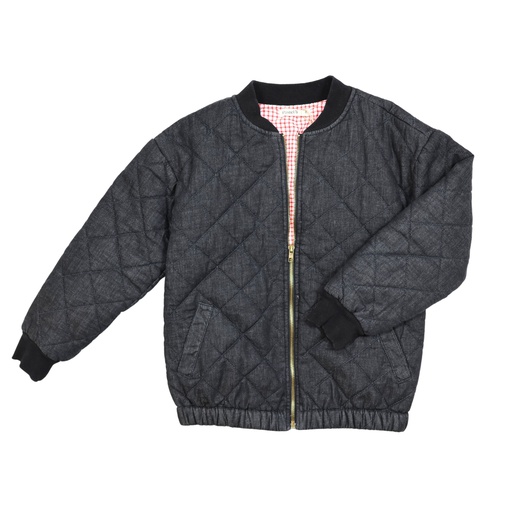 [S24-WOU301-BD] QUILTED BOMBER