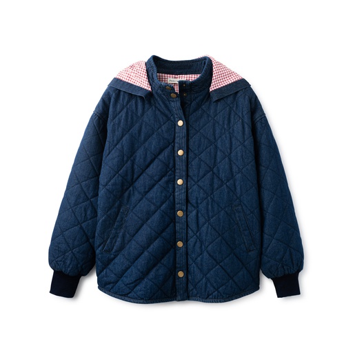 [S24-WOU302-DD] HOODED QUILTED JACKET