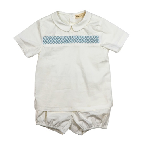 BOYS SMOCKED BLOOMER SET