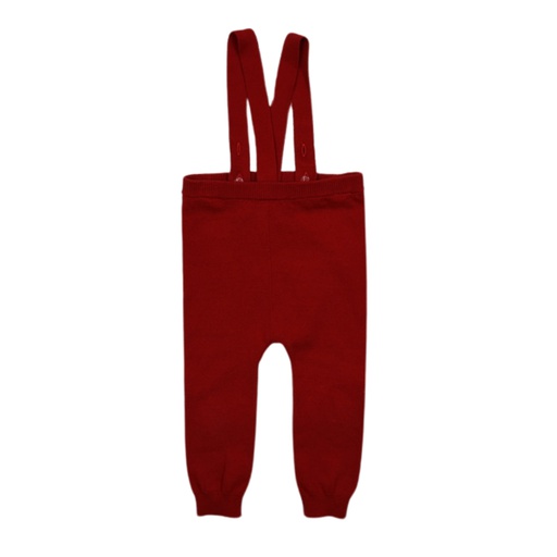 [S24-WMIU303-RD] SWEATER KNIT SUSPENDER LEGGING