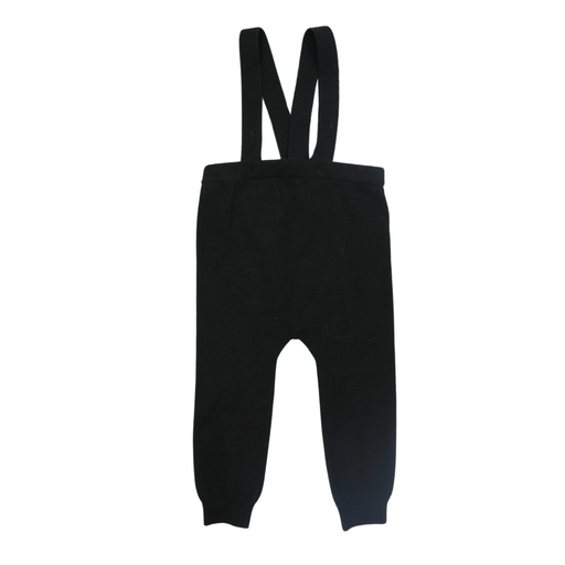 [S24-WMIU303-BK] SWEATER KNIT SUSPENDER LEGGING