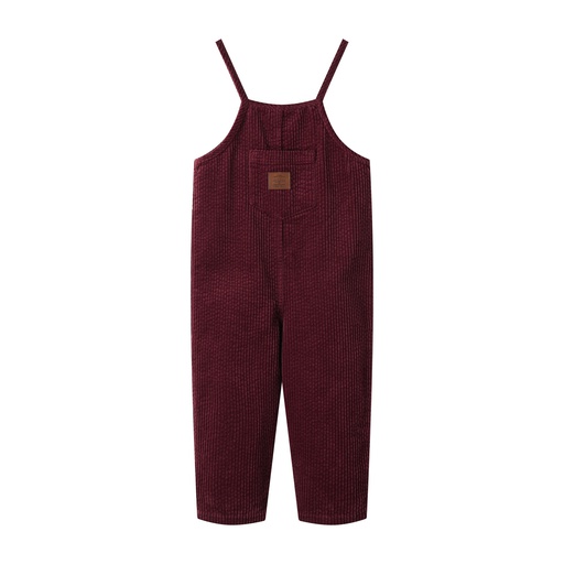 CORDUROY ROMPER WITH POCKET