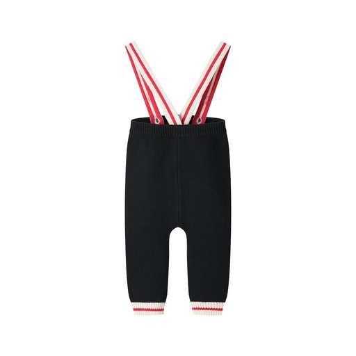 KNIT LEGGING WITH CONTRAST STRAPS