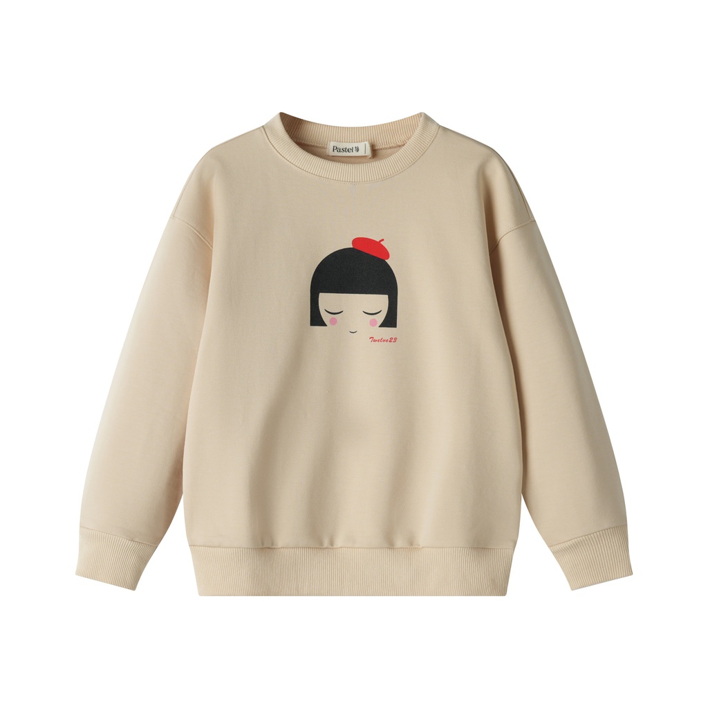 GRAPHIC CENTER SWEATSHIRT | Pastel Collections