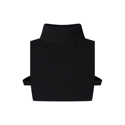 [BS-TD401-BK] KNIT TURTLENECK COLLAR