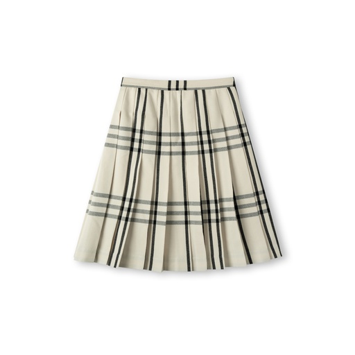 [F25-MS404-CP] PLAID PLEATED SKIRT