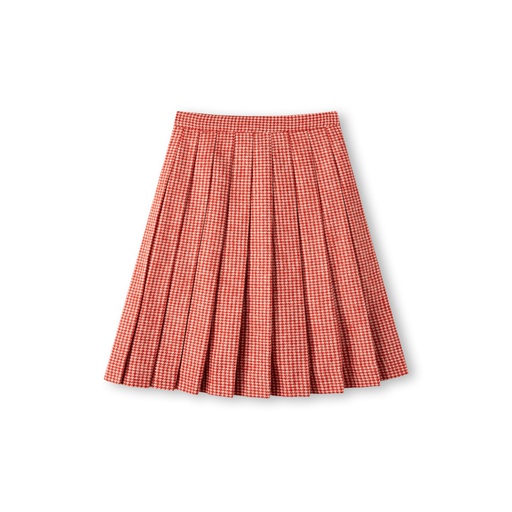 [F25-MS403-RH] HOUNDSTOOTH PLEATED SKIRT