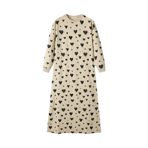 HEART PRINT NIGHTGOWN