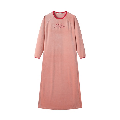 JAIME LE PASTEL VELOUR NIGHTGOWN