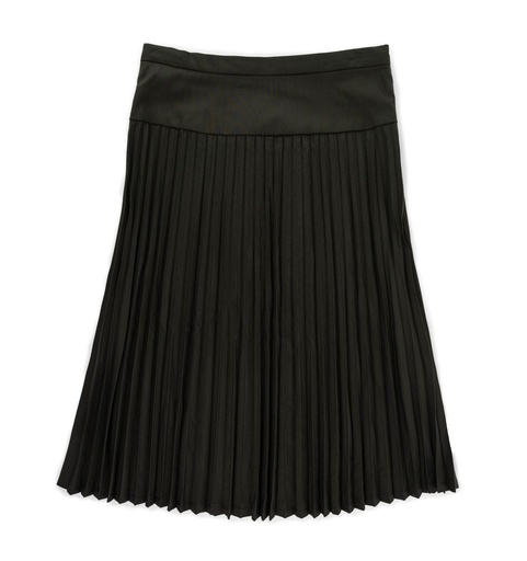 YOKE ACCORDION PLEATED SKIRT