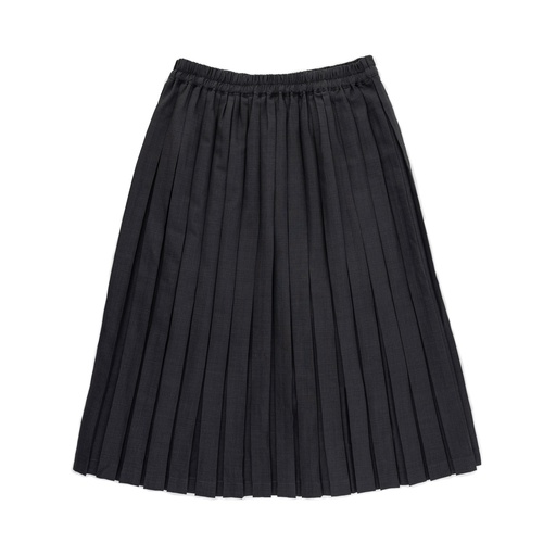 [BS-WSG69-GR] PLEATED SKIRT WITH ELASTIC WAIST