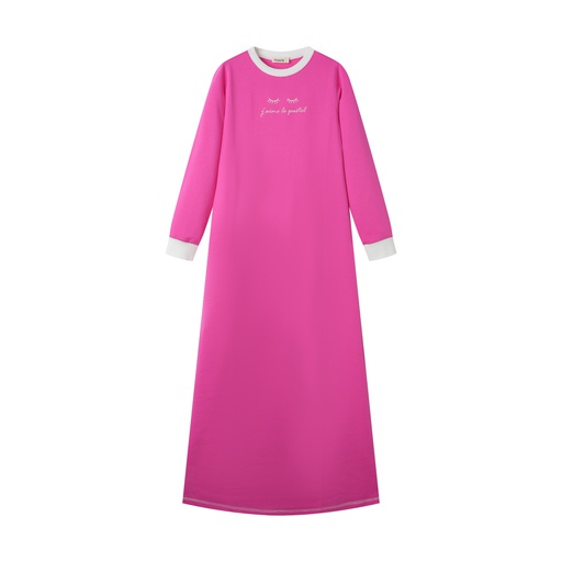 [S25-NG503-FC] NIGHTGOWN WITH EMBROIDERY