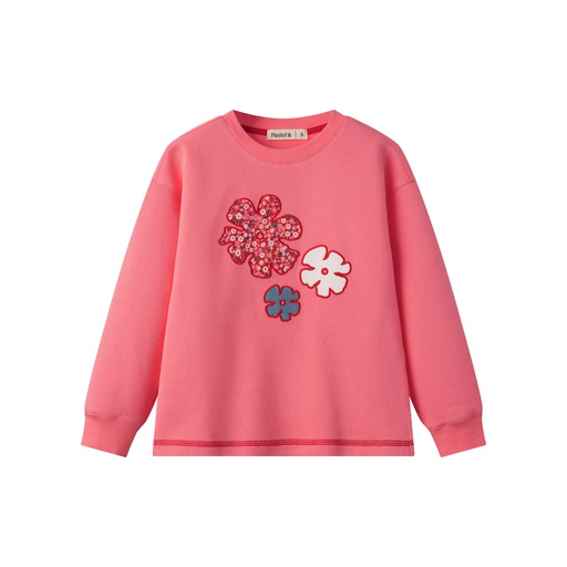 [S25-WGT504-HP] SWEATSHIRT WITH FLOWERS