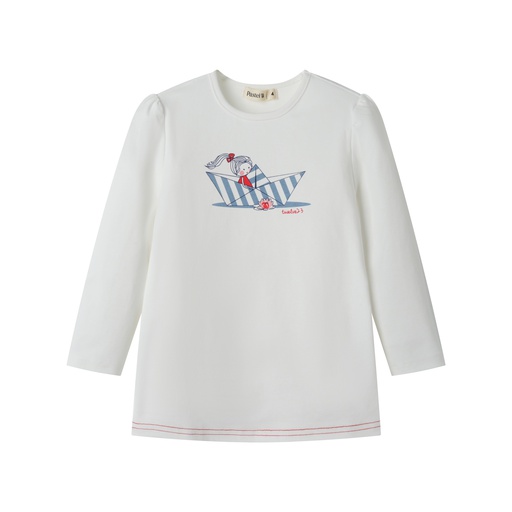 [S25-WGT512-WH] LONG SLEEVE SAILING TEE