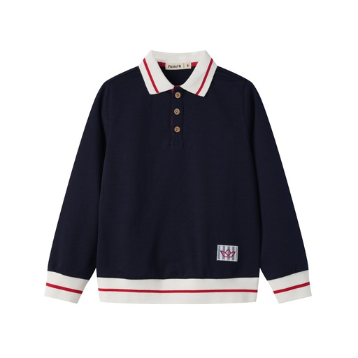 [S25-WBT505-NV] LONG SLEEVE POLO