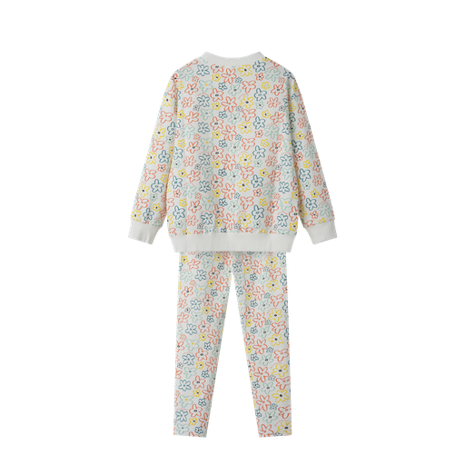 [S25-GP505-WM] COLORFUL FLOWERS PAJAMA SET