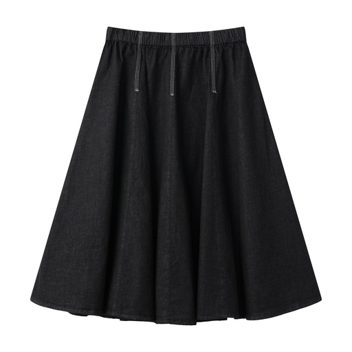 [S25-WS509-BD] CIRCLE SKIRT WITH RUBBER WAIST